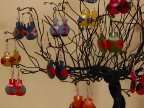 Adriana Luz, Artesana en Calabaza / Gourds Boutiqu...