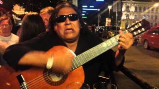 Alfredo Velasquez plays Bamboleiro at On the Rocks terrace in Helsinki, Finland