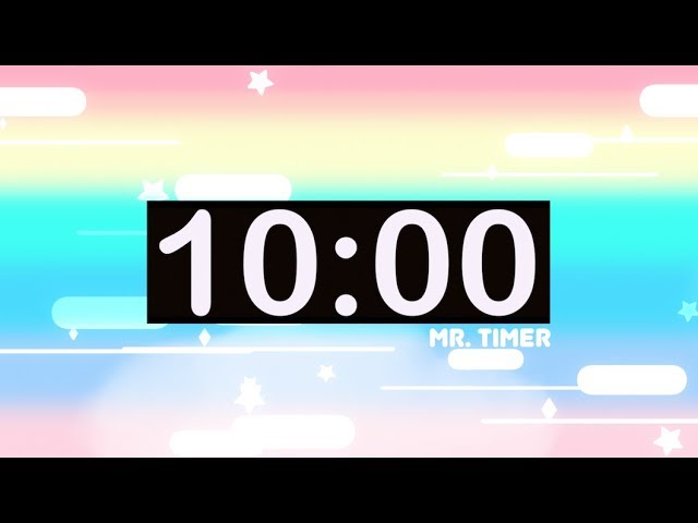 10 Minute Countdown Timer with Music for Kids! class=