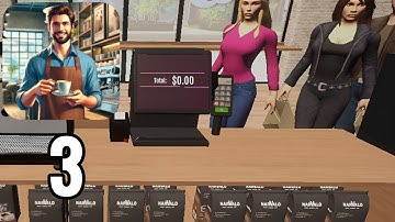 Coffee Shop Simulator - Part 3 - Gameplay Walkthrough - Store Level 8-12 (Android, iOS)