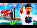 THIS ONE HANDED JUMPSHOT IS GAMEBREAKING in NBA 2K22! NEW BEST CUSTOM JUMPSHOT in NBA 2K22