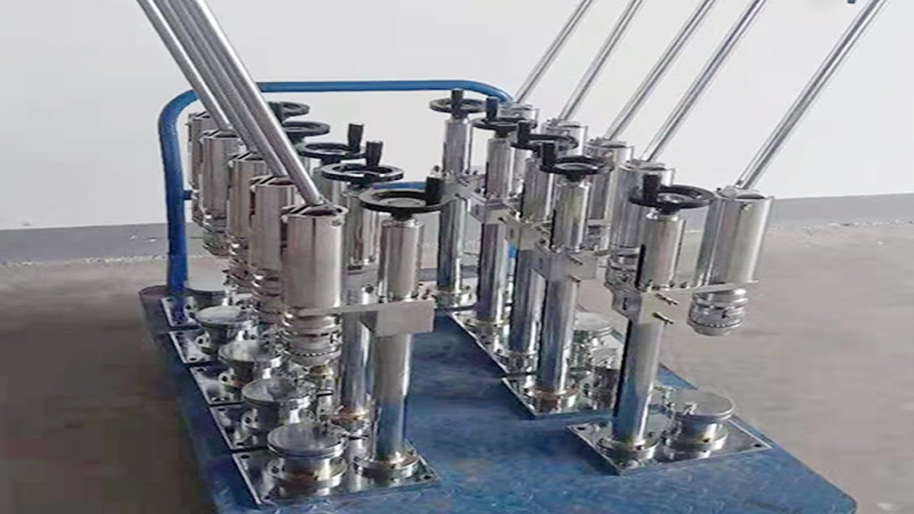 Manual Oxygen Aerosol Tin Cans crimper Valve crimping equipment handheld type | crimpadora de latas