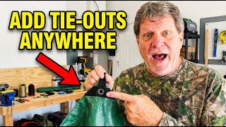 Your Cheap Tarp Missing Pullouts? Try This