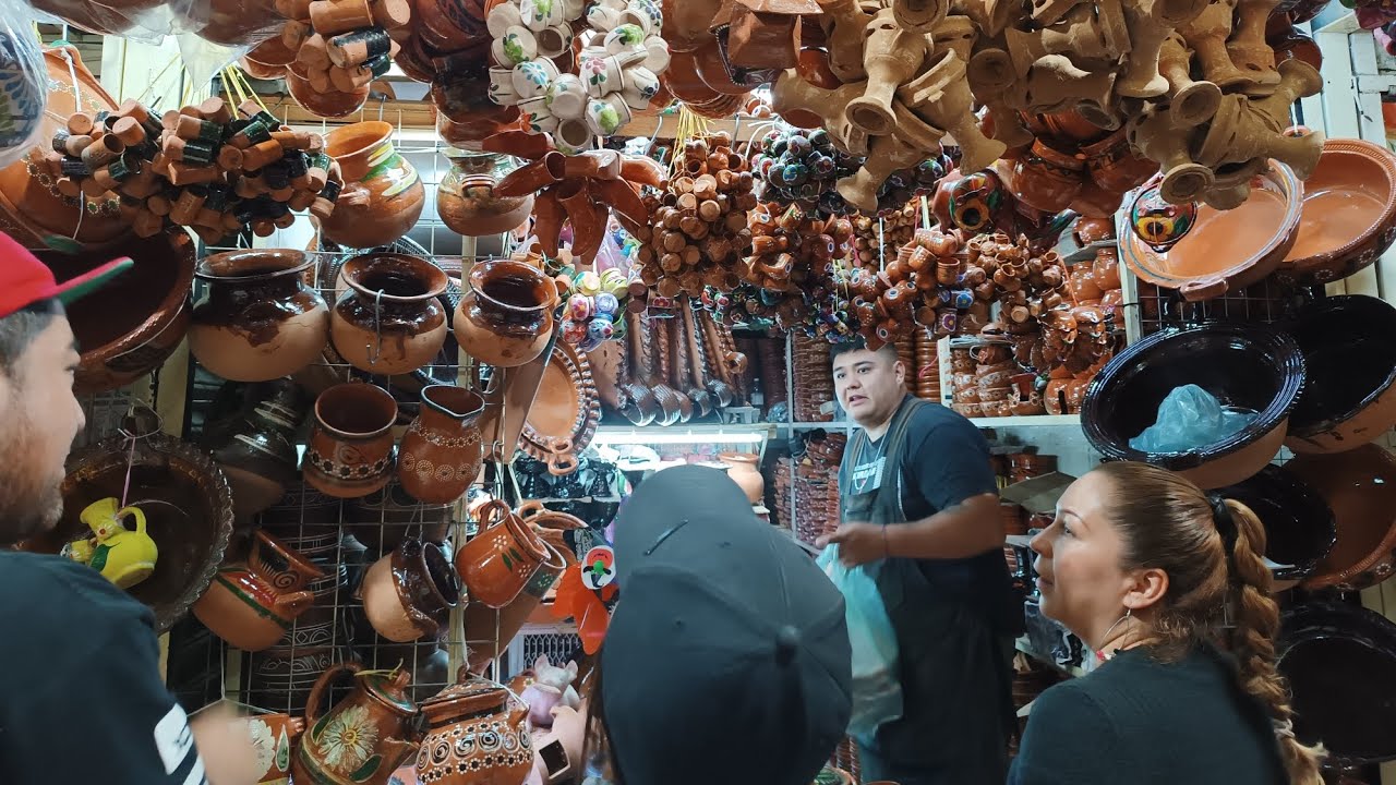 😱 ALFARERÍA 🫖🥣en MERCADO DE SONORA Gran Surtido de Loza de Barro