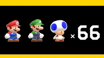 Super Mario Maker 2 – 3 Players Super Worlds Local Multiplayer (Co-Op) Walkthrough #2