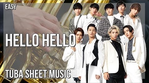 Tuba Sheet Music: How to play Hello Hello by Snow Man