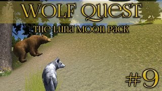 Wolf Quest  A Bear Moves Into the Den!  Episode #9