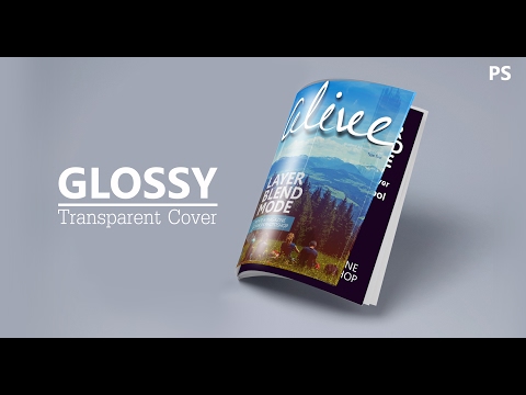 Glossy Transparent Cover | Adobe Photoshop