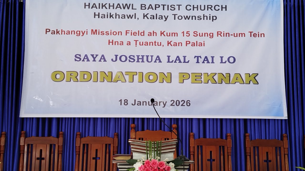 Saya Joshua Lal Tai Lo Ordination peknak