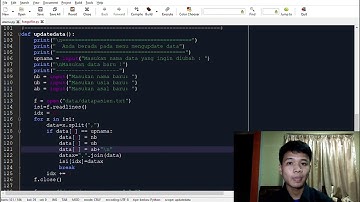 Program Operasi File | PROJEK AKHIR PYTHON