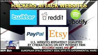 U.S. Websites Repeatedly Disrupted By CyberAttacks on Key Internet Firm.