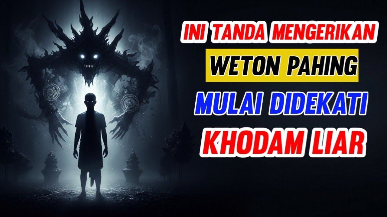 JANGAN MAIN-MAIN! Ini TANDA MENGERIKAN Saat Weton PAHING Mulai DIDEKATI KHODAM LIAR! - MAKNA WETON
