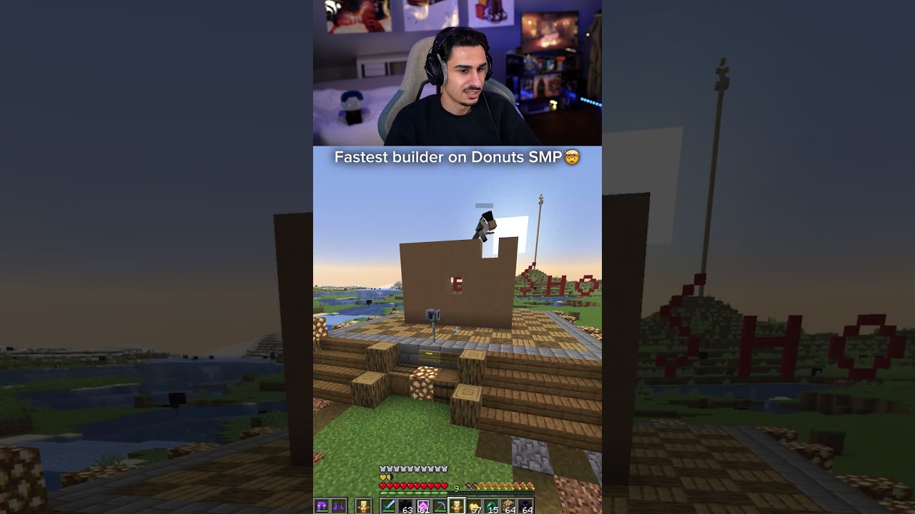 Fastest Builder on Donut SMP...