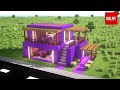 Easy Purple House In Minecraft 