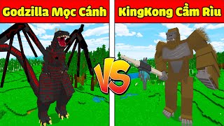 JAYGRAY THÍ NGHIỆM GODZILLA MỌC CÁNH SIÊU MẠNH TRONG MINECRAFT*SHIN GODZILLA TIÊU DIỆT VUA KING KONG