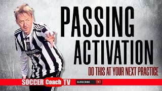 SoccerCoachTV - Try these Passing Activation Drills in your next warm up.