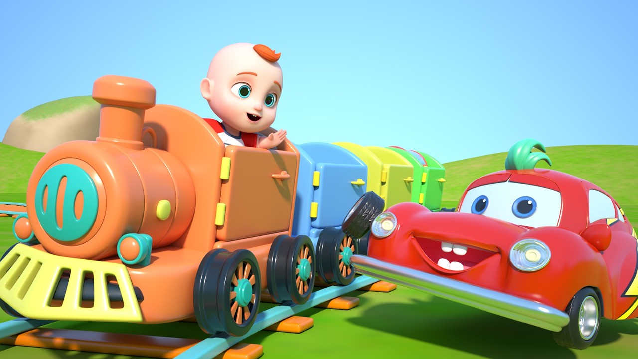 Toot Toot | Canción Del Tren Choo Choo Con Animales De Granja | LoLo en Español-Canciones Infantiles