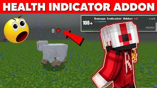 How To Get Health Indicators In MCPE || Health Indicator Mod