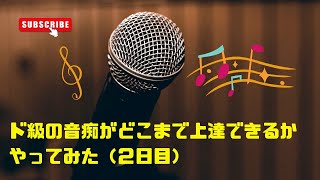 ド級の音痴が「花束のかわりにメロディーを」を練習してみた（２日目）