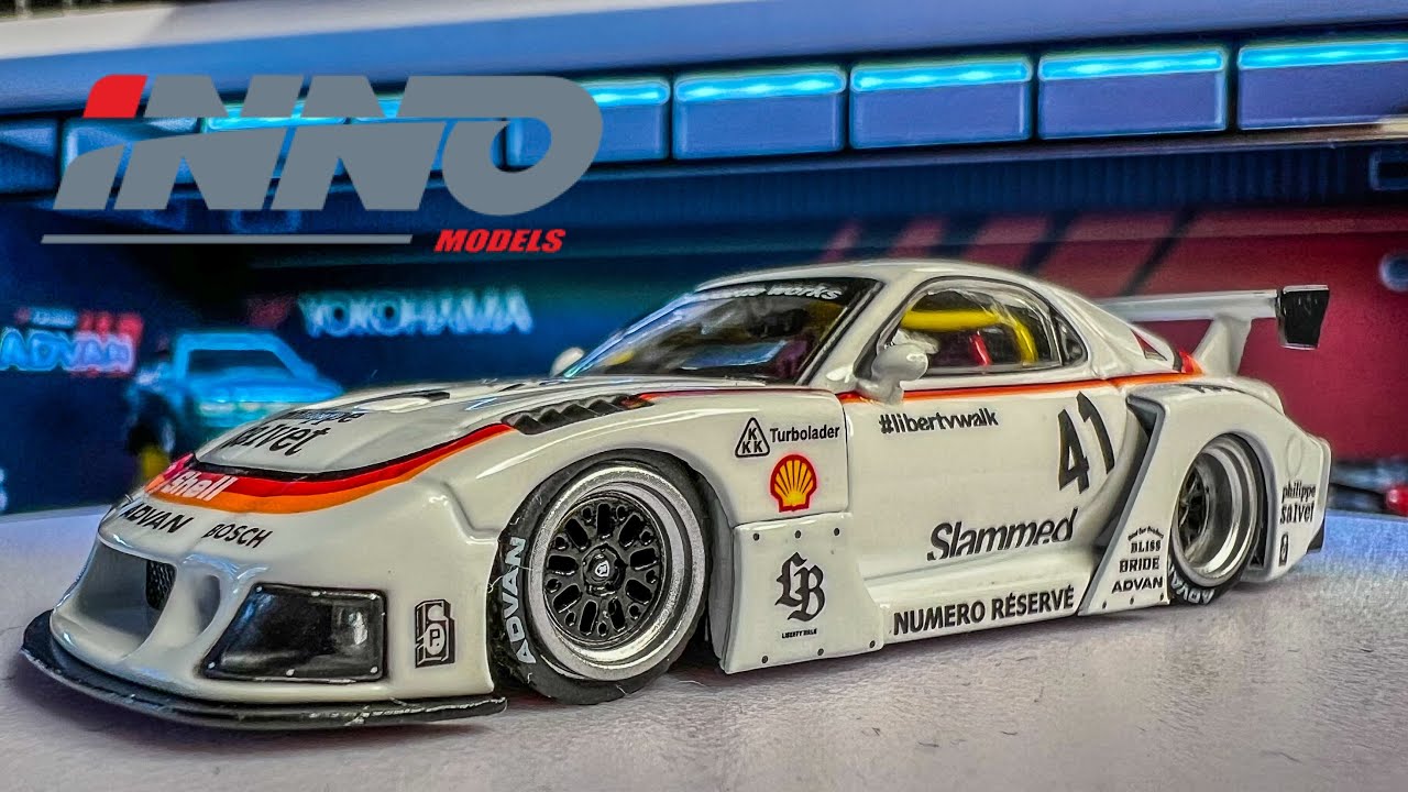 Mazda RX7 (FD3S) LB-Super Silhouette LBWK Shell White #inno64