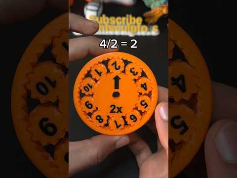 3D Printed Multiplication And Division Fidget Spinner, Play with Toys. #3dprinting #toys #spinner