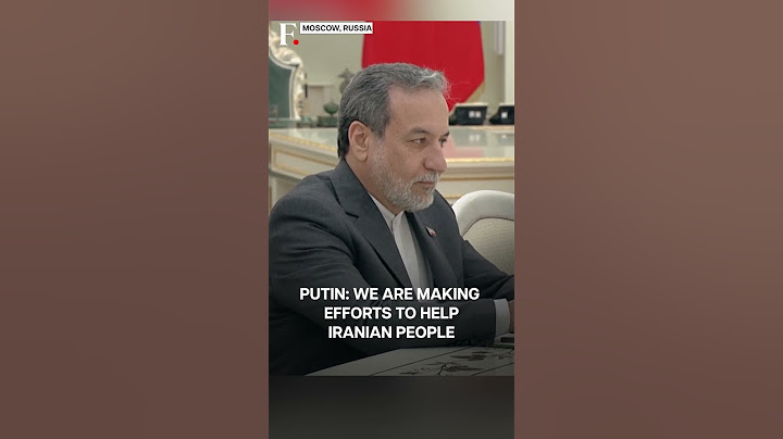 Russia's Putin Meets Iran's Foreign Minister, Condemns US Strike | Subscribe to Firstpost | N18G