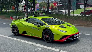 SUPERCARS in BRAZIL Abril 2024 | Lamborghini Aventador SVJ, Huracan STO, Huracan Tecnica