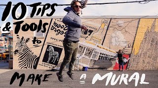 How to Paint a Street Art Mural! ?? The Top 10 Tips & Tools (From an Expert! ?) - Episode N° 6