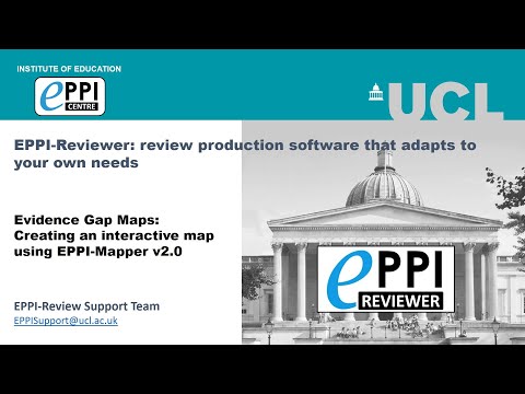 Creating an interactive evidence (gap) map using EPPI-Mapper v2.0