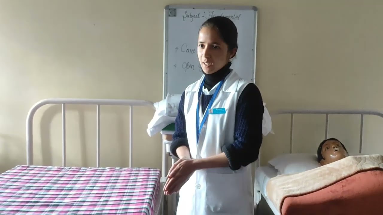 procedure of open bed making 'fundamental of nursing..