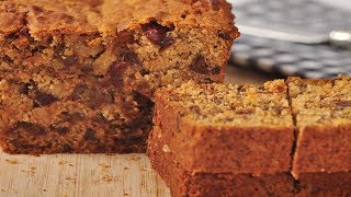 Date Walnut Bread Recipe Demonstration - Joyofbaking.com