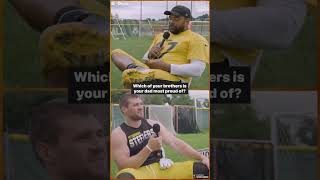 Famous Which of the Watt brothers is their parents favorite? 😂 #shorts #steelers Profile