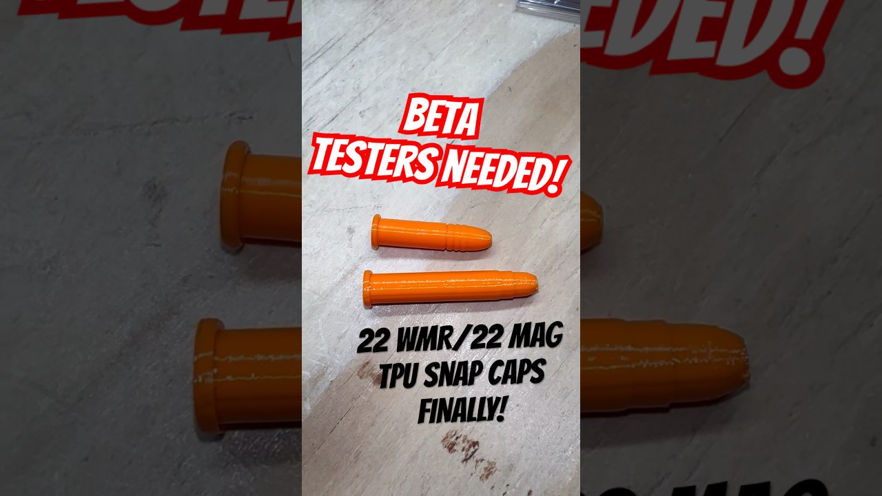 22 WMR/ 22 Magnum TPU Snap Caps ALMOST READY! Beta Testers Needed!
