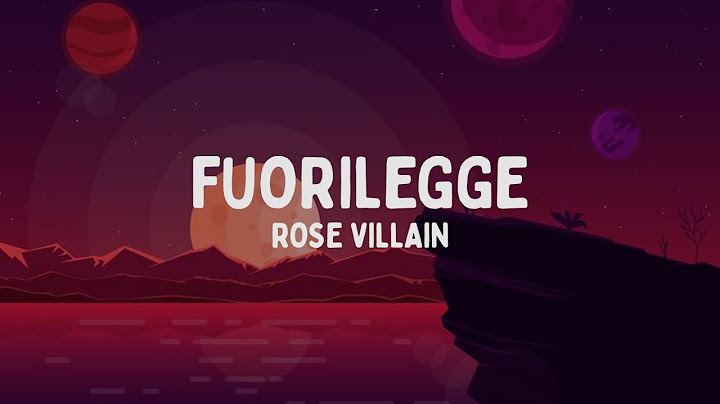Rose Villain - fuorilegge (Testo/Lyrics)