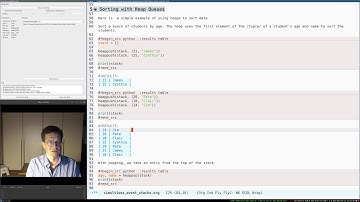 8 Sorting with heap queues