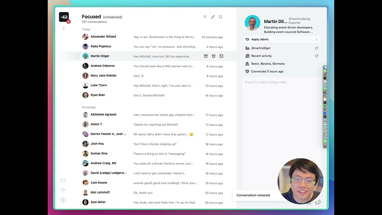 Better LinkedIn Inbox Workflow
