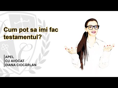 Video: Cum Se știe Dacă S-a Făcut Un Testament