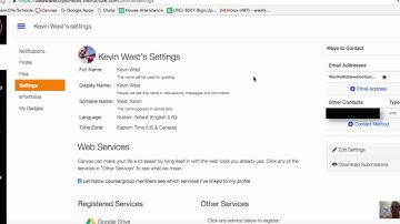 canvas video how to set notifications
