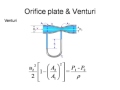 Orifice Meter Flow Rate Formula