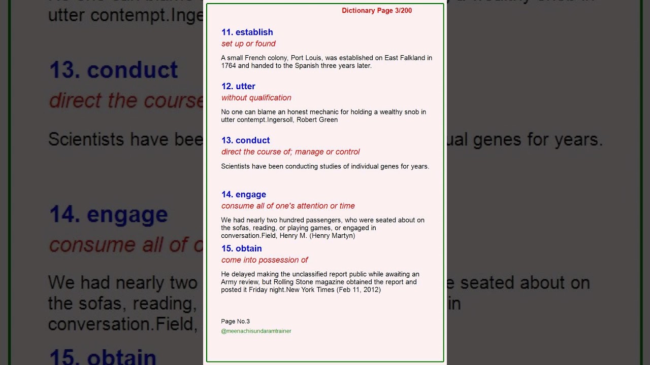 Improve vocabulary english synonym meaning 3 200 