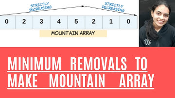 1671. Minimum Number of Removals to Make Mountain Array