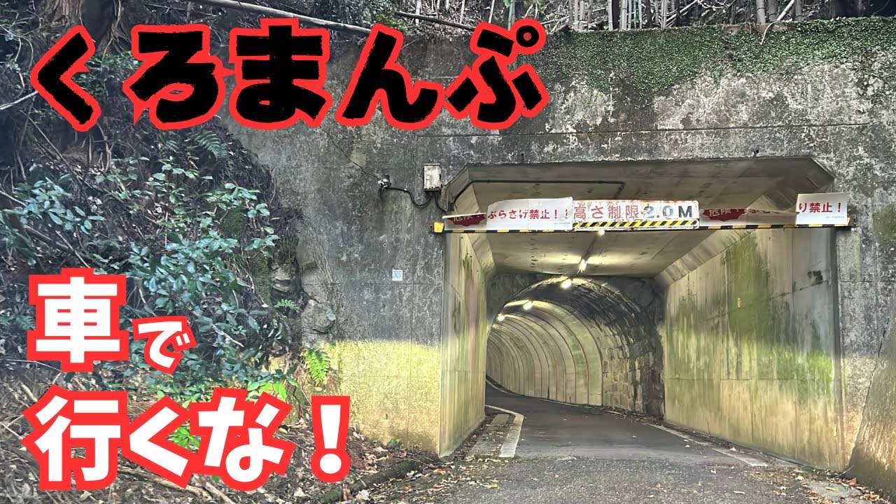 【くろまんぷ・猪名川町道木津林田線】異様な雰囲気を放つトンネルをドライブ