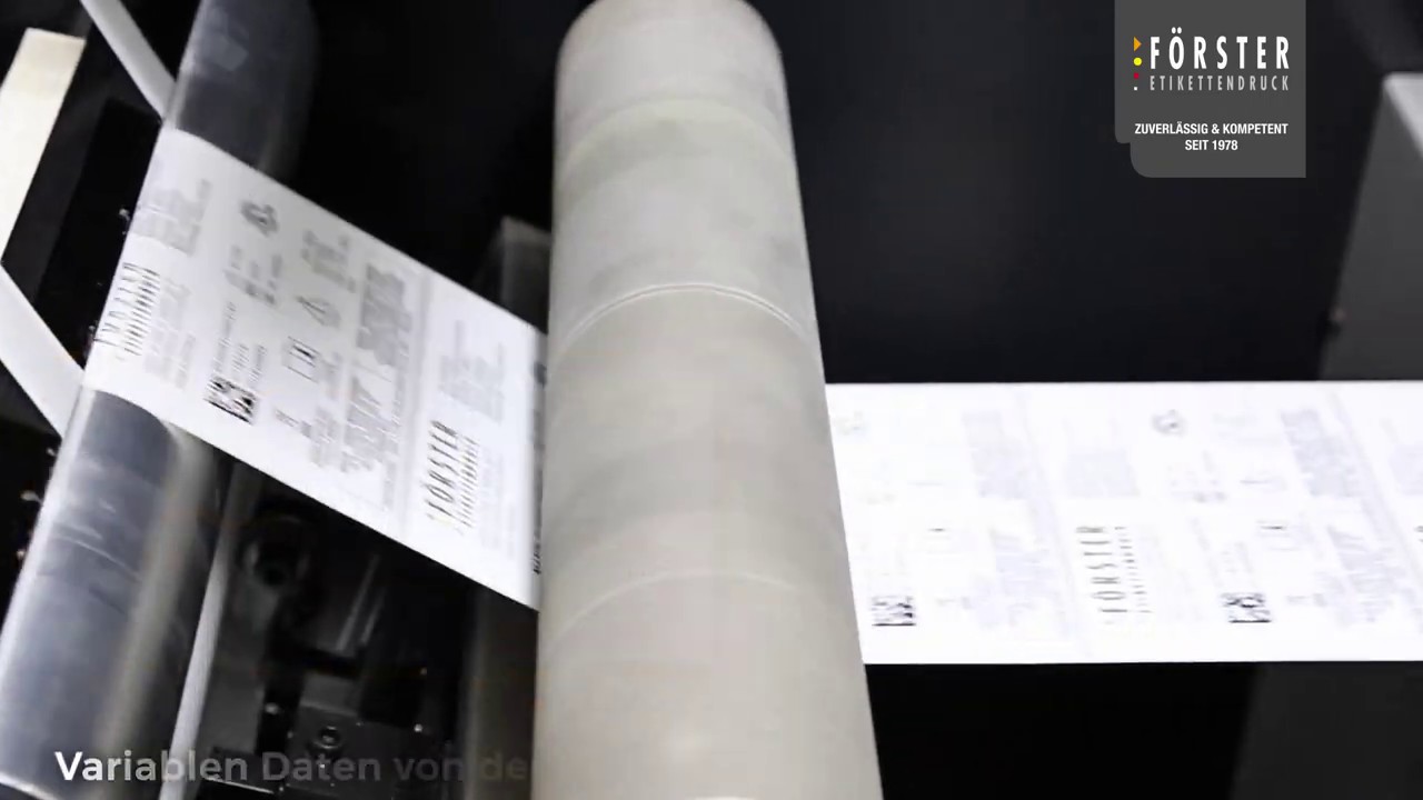 Etikettendruck Förster - Variable Daten