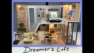 Diy Dreamer's Loft Dollhouse Miniature 