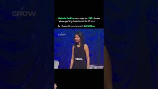 She got rejected 100+ times now runs a $42B company!#canva #melanieperkins