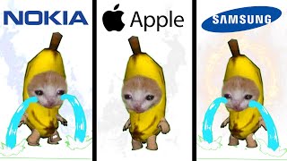 Banana Cat crying but famous phone ringtones