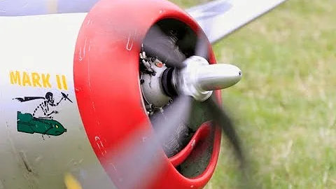 MOKI 250cc CARF RC 1/4 SCALE P-47 THUNDERBOLT - MA...