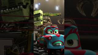 Kachow! Lightning Mcqueen Is A World Champion Monster Truck Wrestler! #Pixar #Cars #Disneyjunior