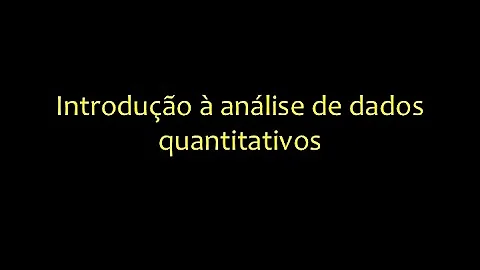 Como fazer uma análise quantitativa de dados?
