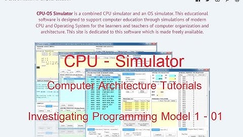 CPU Simulator  - EP 01 - 1